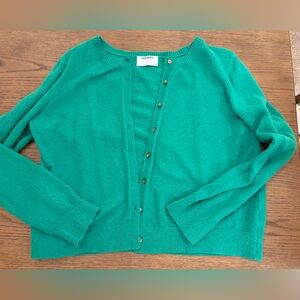 Old Navy Emerald Green Button-Front Cardigan